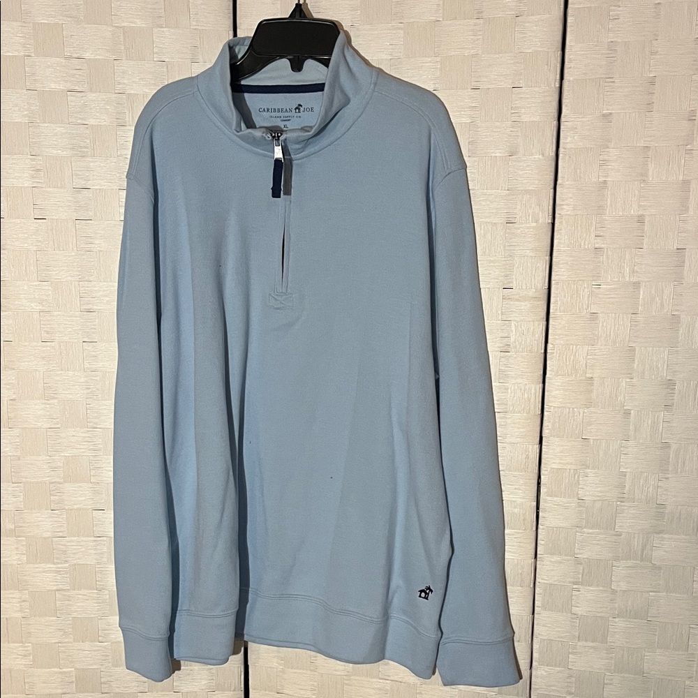 Carrera Light Blue Zip-Up Men's Sweater
